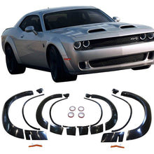 Laden Sie das Bild in den Galerie-Viewer, NINTE Wide Body Fender Flares For 2015-2021 Dodge Challenger SRT Hellcat Demon Style Unpainted Polypropylene