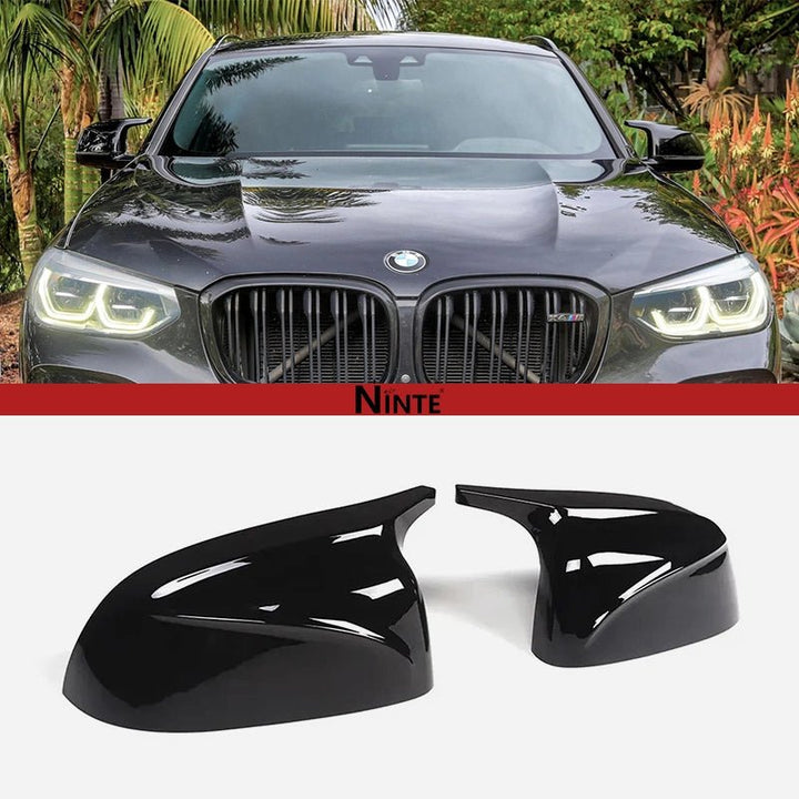 NINTE M Style Mirror Cap Overlays For 2018 - 2023 BMW X3 G01 X4 G02 X5 G05 X6 G06 X7 G07 - NINTE