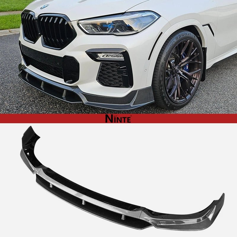 NINTE Front Lip for 2019 - 2023 Pre LCI BMW X6 G06 M - Sport - NINTE