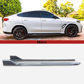 NINTE For 2020 - 2025 BMW G06 X6 M Sport Side Skirt Rocker Panel Extensions - NINTE