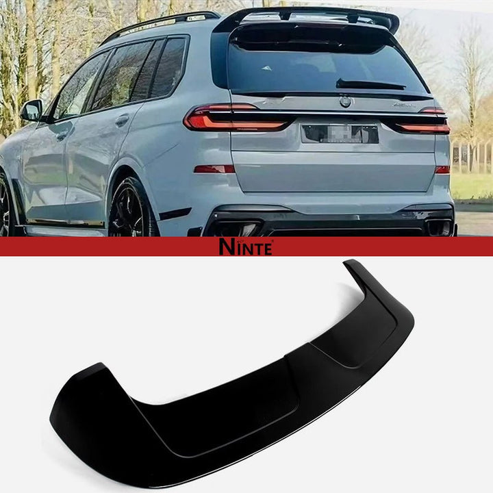 NINTE Rear Roof Spoiler For 2019 - 2025 BMW X7 G07 M - Sport Black Warrior II Style - NINTE