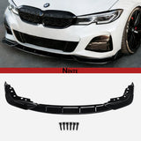 NINTE GT Style Front Lip Spoiler For 2019-2023 BMW 3 Series G20 G28 Front Lip M-Sport