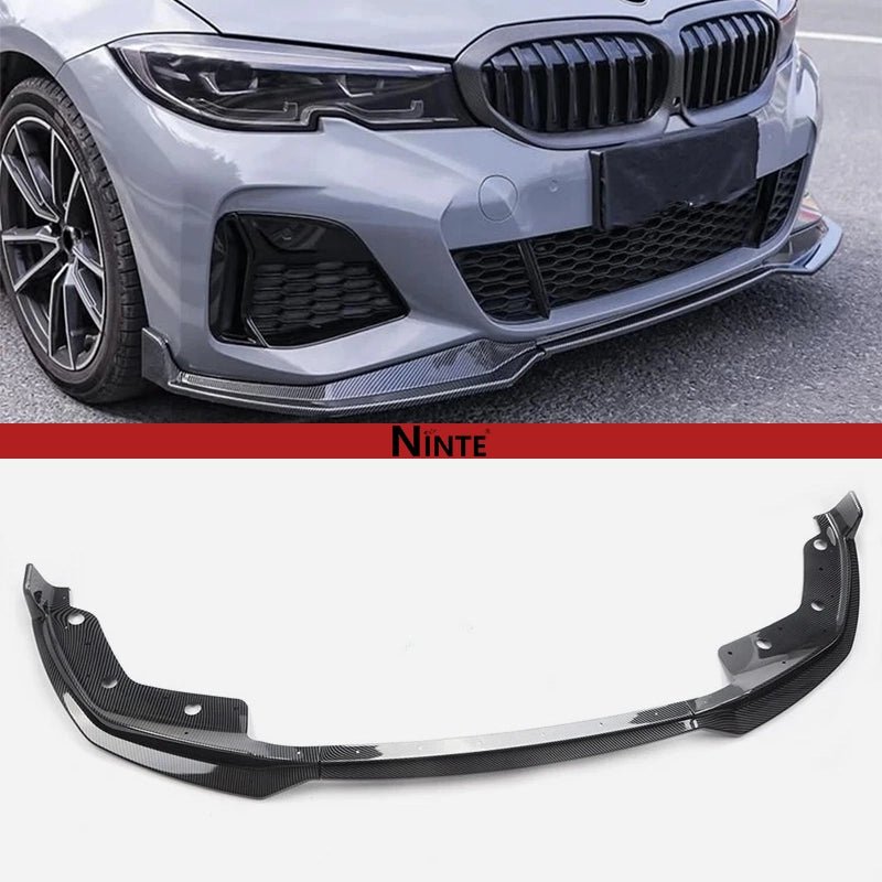 NINTE MP Style Front Lip For 2019 - 2022 BMW G20 G28 M Sport 3 Series Sedan - NINTE