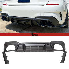 NINTE Rear Diffuser For 2019-2022 BMW 3 Series G20 M Sport 330i 340i 320i 330e M340i  Rear Bumper Lip