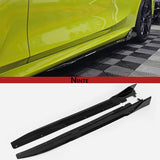 NINTE For 2019-2024  BMW G20 G28 3-Series M Sport Side Skirts 3D Racing Style ABS Painted Side Bottom Panels