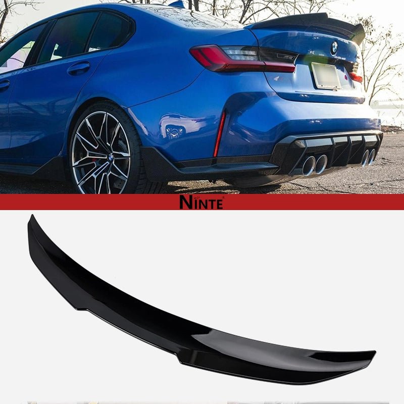 NINTE For 2019 - 2025 BMW 3 - Series G20 330i M340i G80 M3 Rear Spoiler PSM Style Trunk Wing - NINTE