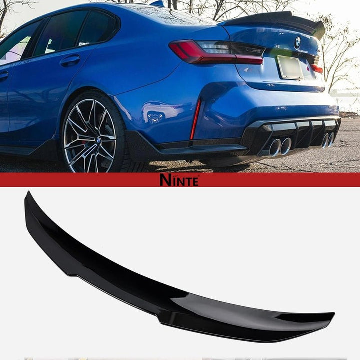 NINTE For 2019 - 2025 BMW 3 - Series G20 330i M340i G80 M3 Rear Spoiler PSM Style Trunk Wing - NINTE