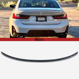 NINTE For 2019 - 2025 BMW 3 - Series G20 G80 M3 Rear Spoiler ABS Carbon Fiber Look Trunk Spoiler Wing - NINTE