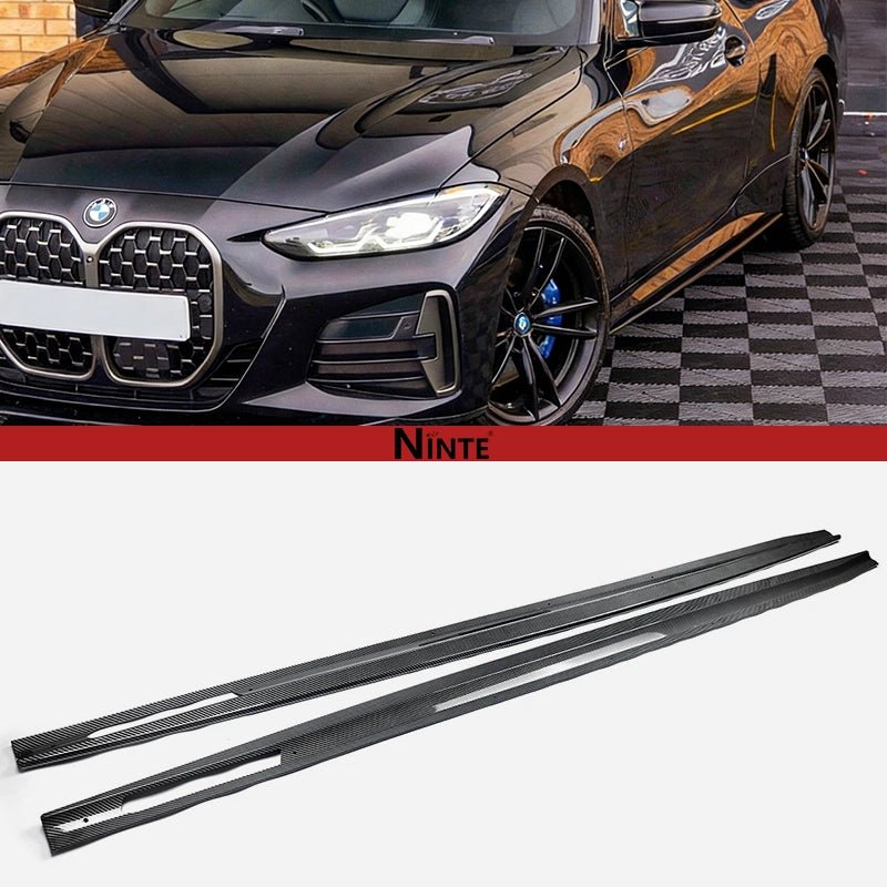 NINTE AC Style Side Skirts For 2021-2025 BMW 4 Series G22 G23 M Sport
