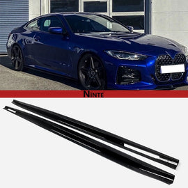NINTE AC Style Side Skirts For 2021-2025 BMW 4 Series G22 G23 M Sport