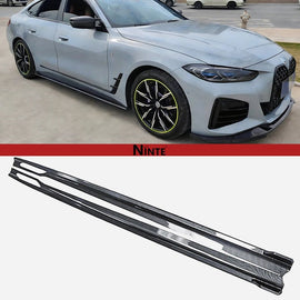 NINTE Racing Style Side Skirts For 2021 - 2025 BMW 4 - Series Gran Coupe G26 M - Sport Side Extension panel - NINTE