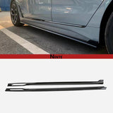 NINTE Racing Style Side Skirts For 2021-2025 BMW 4-Series Gran Coupe G26 M-Sport Side Extension panel