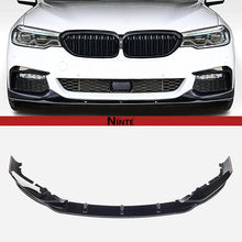 Charger l'image dans la galerie, NINTE V3 Style Front Lip For 2017 - 2020 BMW 5 Series G30 M - Sport Gloss Black - NINTE