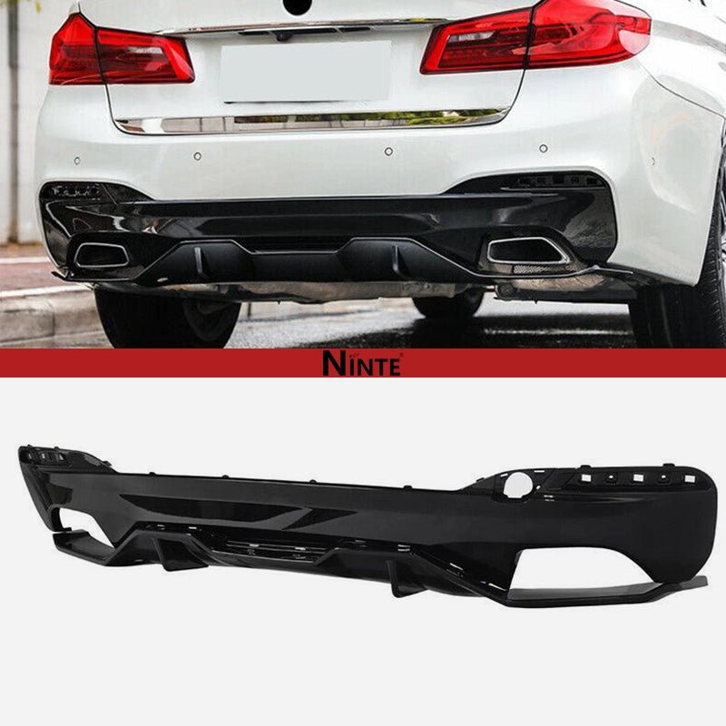 NINTE M Performance Style Rear Diffuser For 2017 - 2023 BMW 5 Series G30 M550i G31 G38 - NINTE