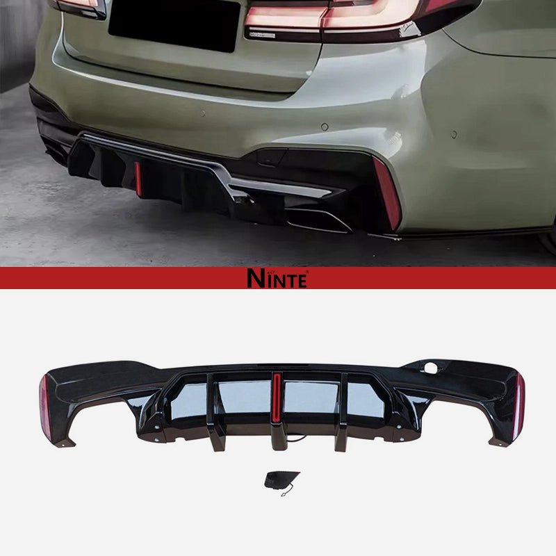 NINTE Rear Diffuser for 2017 - 2023 BMW 5 Series G30 G31 G38 M Sport - NINTE