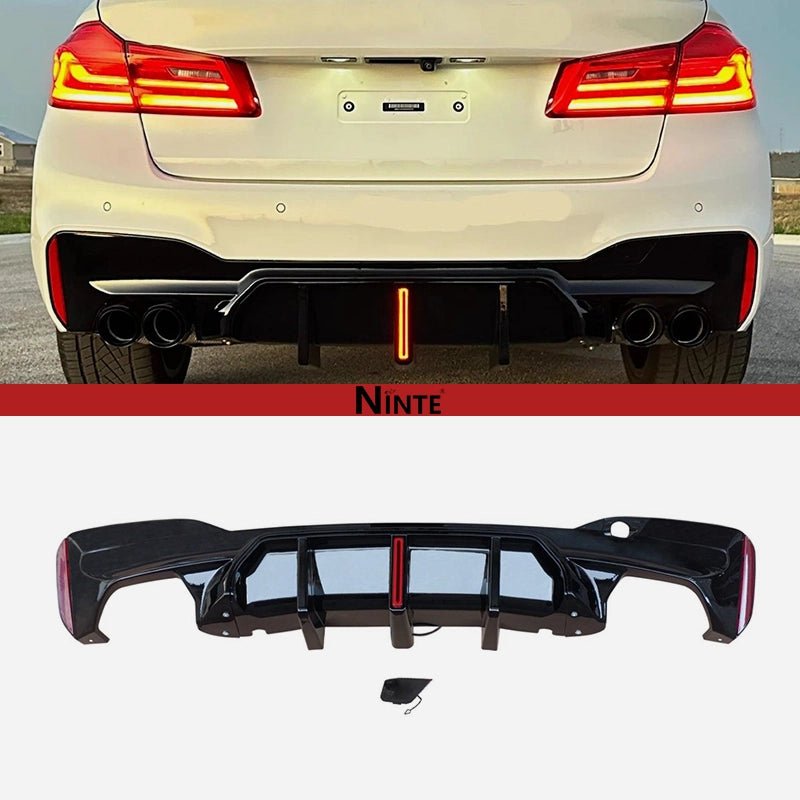 NINTE Rear Diffuser for 2017 - 2023 BMW 5 Series G30 G31 G38 M Sport - NINTE
