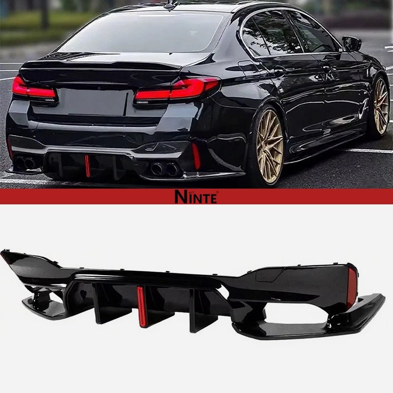 NINTE Rear Diffuser for 2017 - 2023 BMW 5 Series G30 G31 G38 M Sport - NINTE