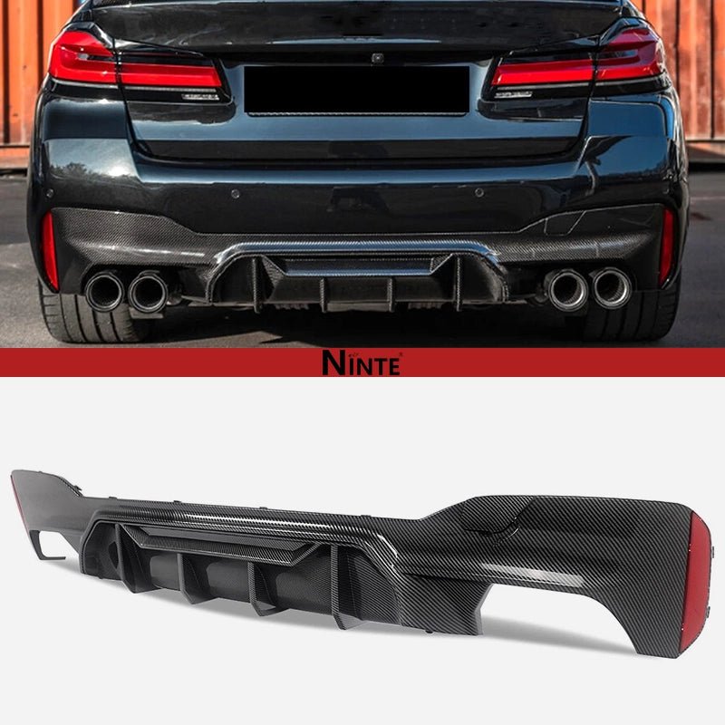 NINTE Rear Diffuser for 2017 - 2023 BMW 5 Series G30 G31 G38 M Sport - NINTE