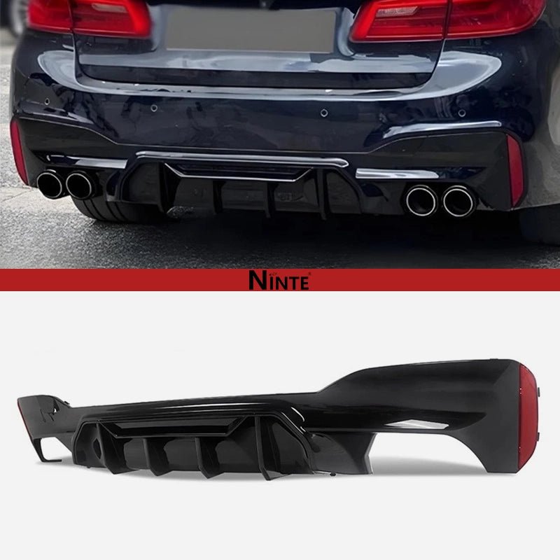 NINTE Rear Diffuser for 2017 - 2023 BMW 5 Series G30 G31 G38 M Sport - NINTE