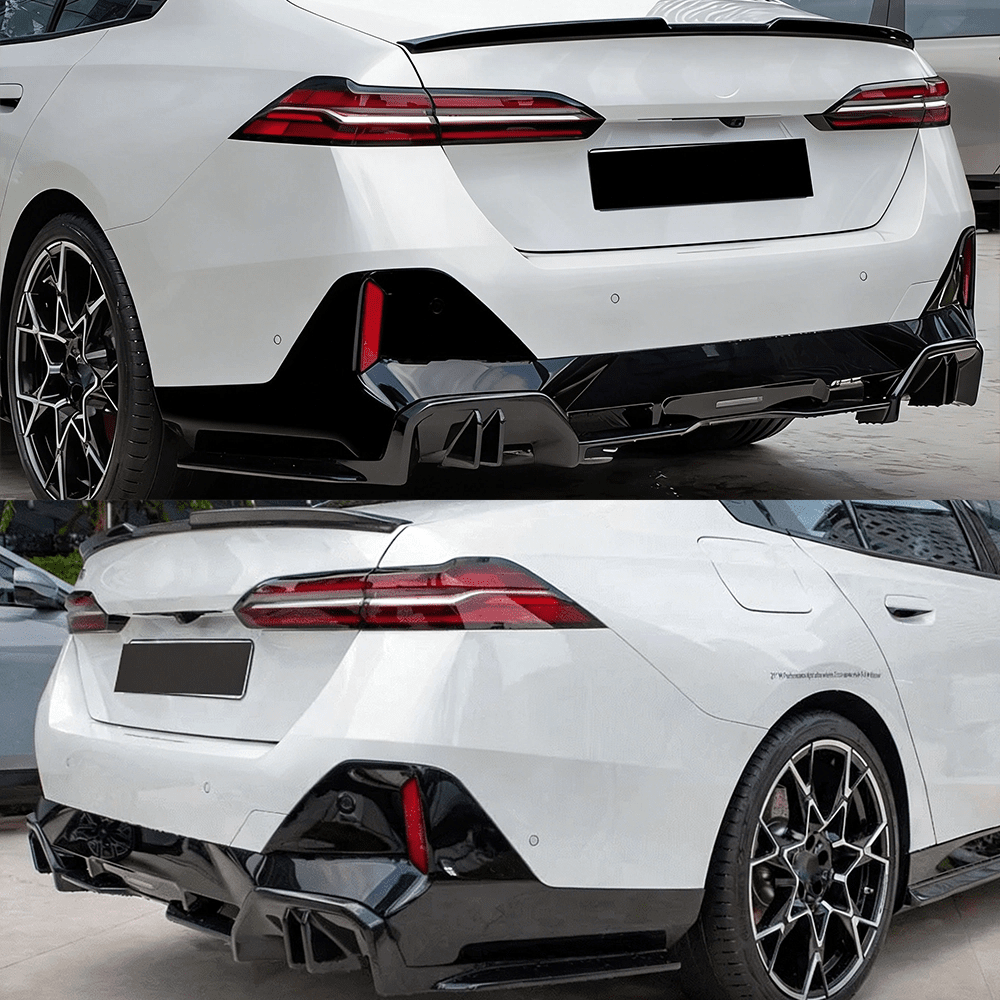 NINTE MP Style Rear Diffuser For 2024 - 2026 BMW 5 Series G60 M Sport 530i 540i 550e - NINTE