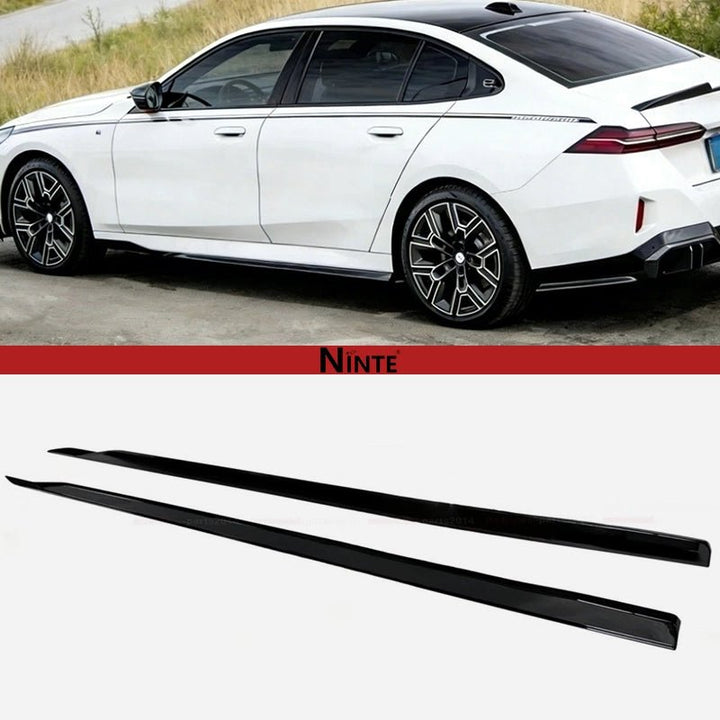 NINTE MP Style Side Skirts For 2024 - 2026 BMW 5 Series G60 M Sport 530i 540i 550e i5 - NINTE
