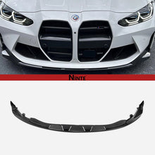 Load image into Gallery viewer, NINTE Front Lip For 2021-2025 BMW G80 M3 G82 M4 3PCs ABS M Performance Front Bumper Splitter