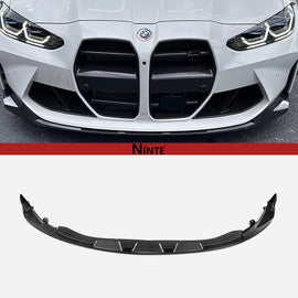 NINTE Front Lip For 2021 - 2025 BMW G80 M3 G82 M4 3PCs ABS M Performance Front Bumper Splitter - NINTE
