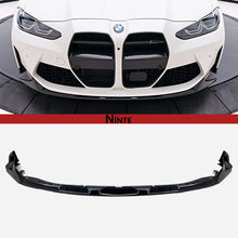 Load image into Gallery viewer, NINTE Front Lip For 2021-2025 BMW G80 M3 G82 M4 3PCs ABS M Performance Front Bumper Splitter
