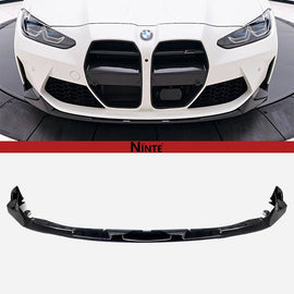 NINTE Front Lip For 2021 - 2025 BMW G80 M3 G82 M4 3PCs ABS M Performance Front Bumper Splitter - NINTE