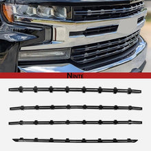 Laden Sie das Bild in den Galerie-Viewer, NINTE For 2019 - 2022 Chevy Silverado 1500 Grill Cover LT RST Snap on Grille Overlay Insert Bar - NINTE