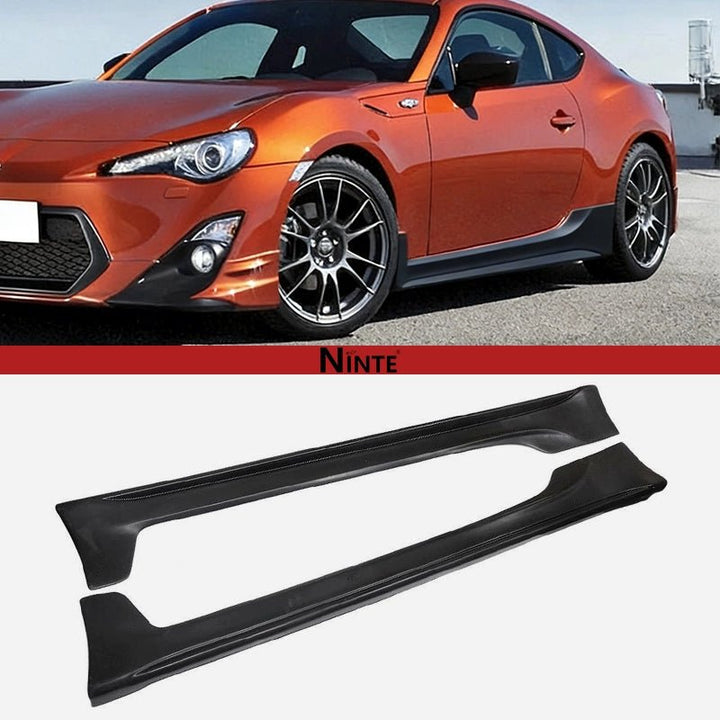 NINTE GR Style Side Skirt For 2012 - 2020 Subaru BRZ Scion FRS Toyota GT86 Extension Lip - NINTE