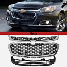 Load image into Gallery viewer, NINTE Grille for Chevy Malibu 2014 - 2016 with Chrome Molding Mesh Grill - NINTE