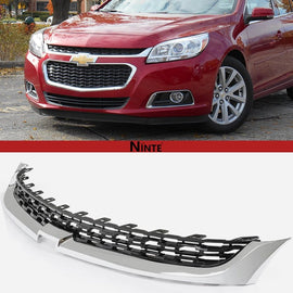NINTE Grille for Chevy Malibu 2014 - 2016 with Chrome Molding Mesh Grill - NINTE