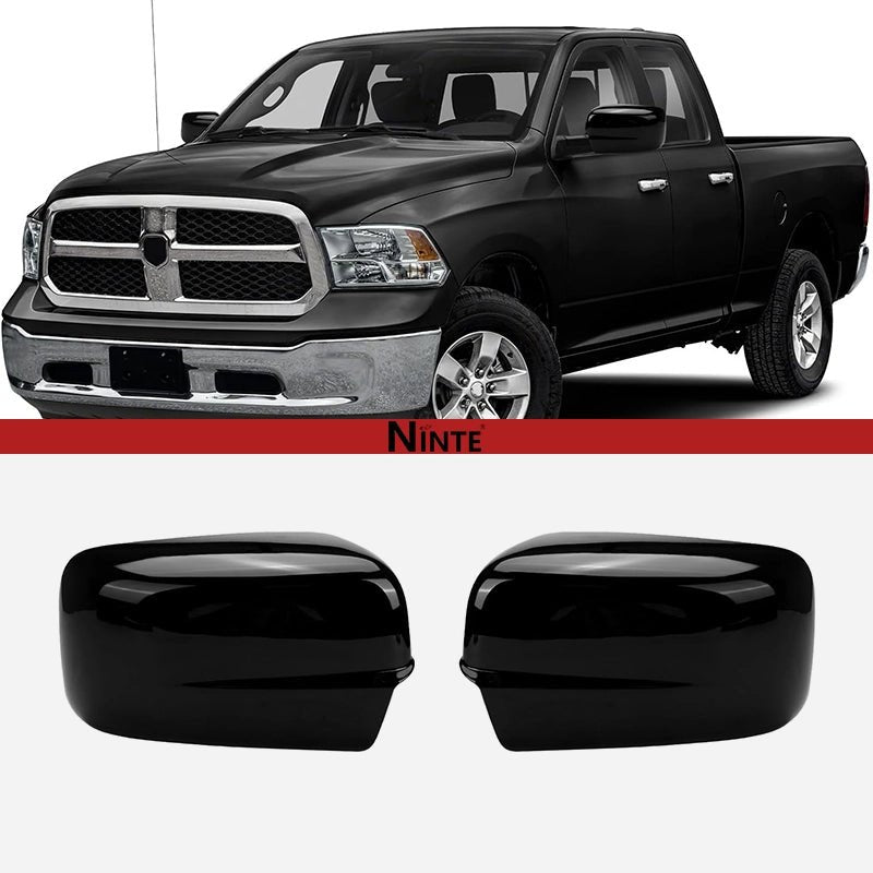 NINTE Mirror Cover For Dodge 2009 - 2018 Ram 1500 & 2019 - 2023 Ram 1500 Classic - NINTE