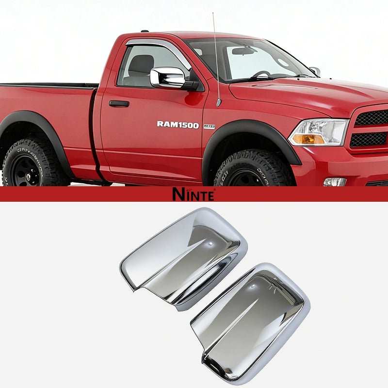 NINTE Mirror Cover For Dodge 2009 - 2018 Ram 1500 & 2019 - 2023 Ram 1500 Classic - NINTE
