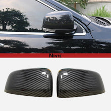 Laden Sie das Bild in den Galerie-Viewer, NINTE Mirror Covers for 2011 - 2022 Jeep Grand Cherokee 2011 - 2023 Dodge Durango ABS Gloss Black A PairHalf Overlays - NINTE