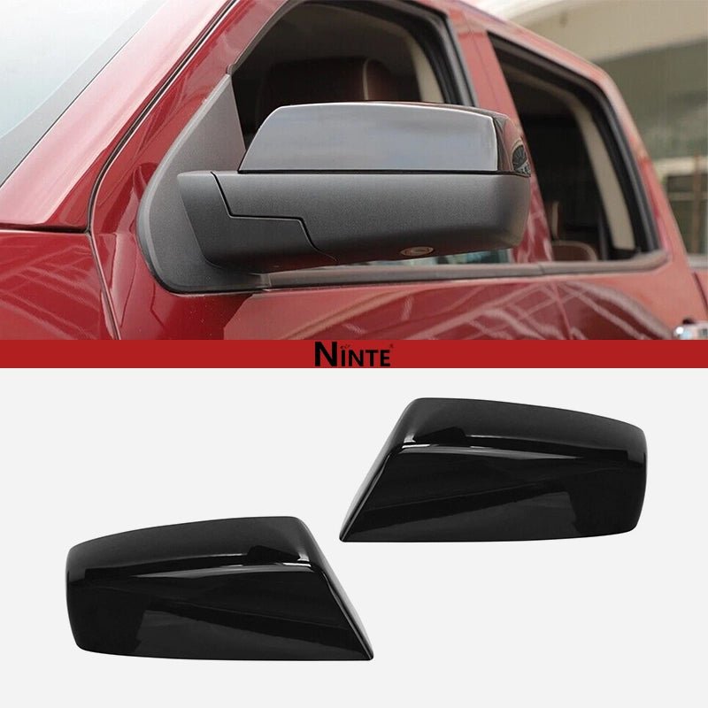 NINTE Mirror Caps For 2014 - 2020 Chevrolet Silverado 1500 GMC Sierra 1500 Top Half Covers - NINTE