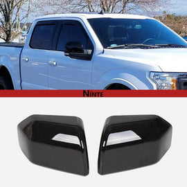 NINTE Non - Tow Top Half Side Mirror Caps For 2015 - 2020 Ford F150 - NINTE