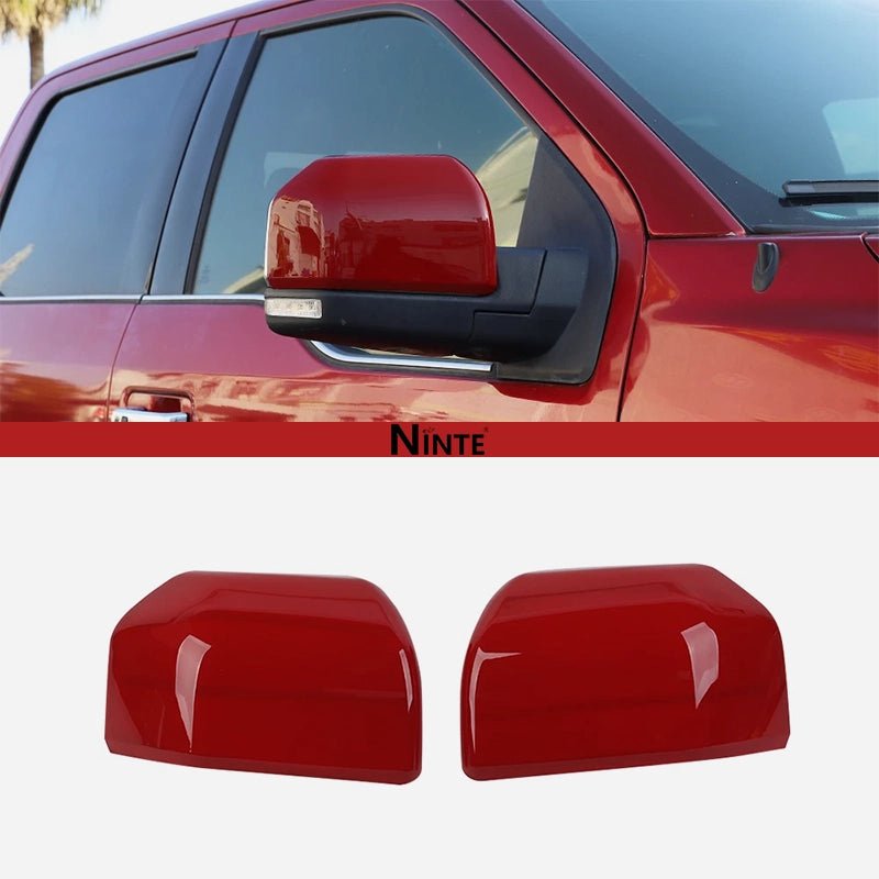 NINTE Non - Tow Top Half Side Mirror Caps For 2015 - 2020 Ford F150 - NINTE