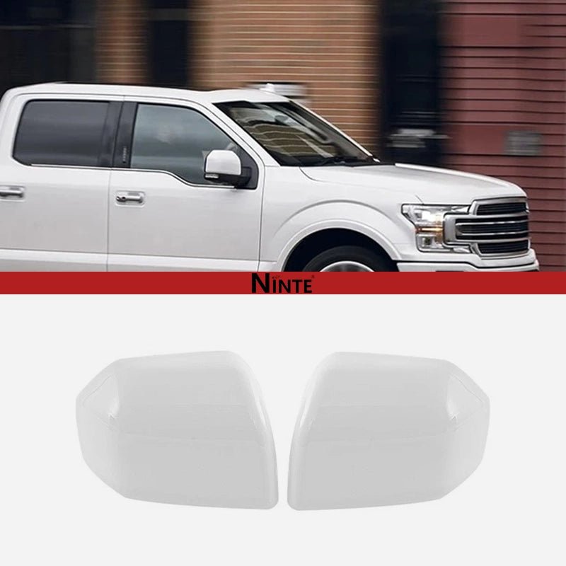 NINTE Non - Tow Top Half Side Mirror Caps For 2015 - 2020 Ford F150 - NINTE