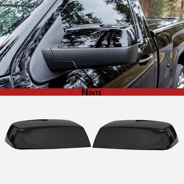 NINTE Mirror Caps Top Half For 2014 - 2018 Silverado & Sierra 1500 2500 3500 - NINTE