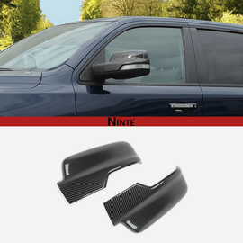 NINTE For 2019 - 2025 Dodge Ram 1500 ABS Side Mirror Covers Mirror Overlays With Turn Signal Cut Outs - NINTE