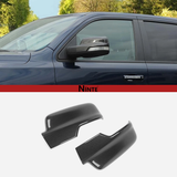 NINTE For 2019-2025 Dodge Ram 1500 ABS Side Mirror Covers Mirror Overlays With Turn Signal Cut Outs