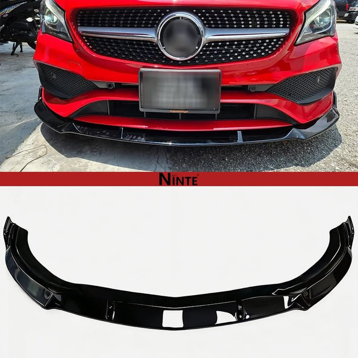 NINTE BRABUS Style Front lip 1pc For 2016 - 19 Mercedes - Benz W117 C117 CLA AMG - NINTE