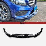NINTE Front Lip For 2015-2018 Mercedes Benz C-Class W205 Sport Bumper Splitter
