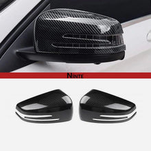 Load image into Gallery viewer, NINTE Mirror Covers W/Signal Light Cut For Benz CLA/CLS/A/S/B/C/E Carbon Fiber Look - NINTE