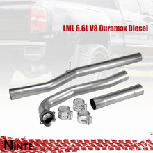 Cargar imagen en el visor de la galería, NINTE 4‘’ Exhaust Pipe For 2011 - 2015 Chevy Silverado &amp; GMC Sierra 2500HD/3500HD 6.6L Duramax Diesel - NINTE