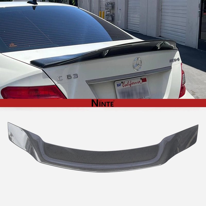 NINTE Rear Spoiler Duckbill RT Style For 2008 - 2014 Mercedes Benz W204 C250 C300 - NINTE