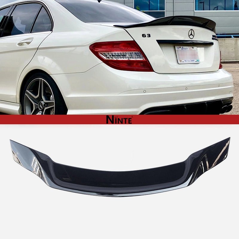 NINTE Rear Spoiler Duckbill RT Style For 2008 - 2014 Mercedes Benz W204 C250 C300 - NINTE