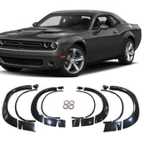 NINTE For 2015-2023 Dodge Challenger Base/SXT/RT/TA/GT/SRT/Scat-Pack Wheel Fender Flares DM Style Unpainted PP